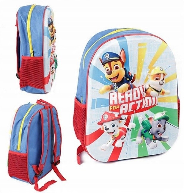 Školský batoh Paw Patrol s 3D grafikou a nastaviteľnými popruhmi